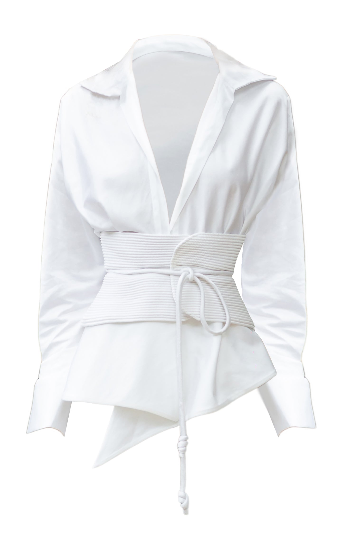 Andres Otalora Tierra De Luz Belted Cotton Poplin SET