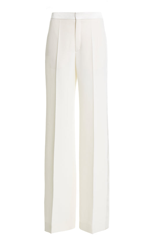 Chloé Wool Crepe Tuxedo Pants