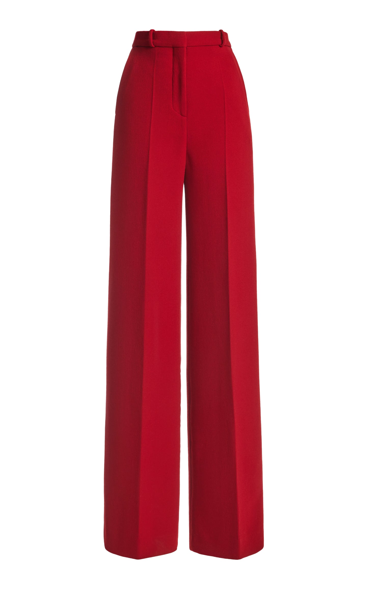 Del Core Wool-Silk Wide-Leg Pants